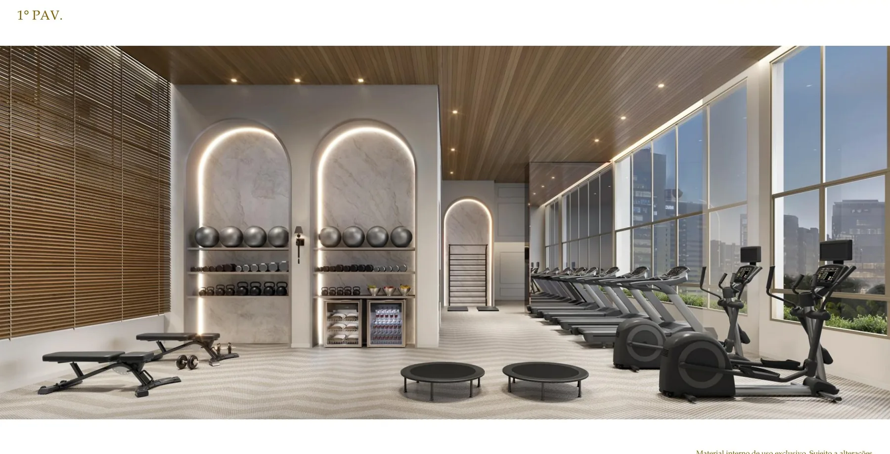 Fitness do Le Six Residences